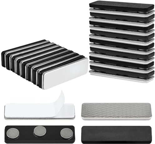 16 Pairs Magnetic Curtain Fastener with 3 Extra Strong Neodymium Magnets, Blackout Accessories for Fly Screen, Insect Screen, Mesh Curtains, Door Curtains, Blinds, Window Blinds