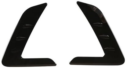 HATSVTGR Auto-Frontspoiler Zubehör Für 3er G20 G28 2021 2022 2023 Auto Seitenspoiler Flügel Luftstrom Kotflügel Grill Auslass Einlass Entlüftung Trim Auto-Frontstoßstangensplitter(Glänzend schwarz)
