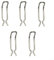 Morsetti a molla per idropulitrice 50372210 compatibili con K3, K4, K5, K6 e idropulitrici, morsetti a molla in acciaio inossidabile 304 a tenuta stagna (confezione da 5)
