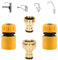 TOPWAYS Conector de manguera de grifo de cocina, conector universal para grifo mezclador y manguera de jardín, adaptador de accesorios de manguera para fregadero de cocina, manguera de jardín