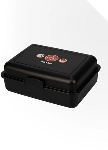 1. FC Nürnberg Brotdose mit Trenner – 125 Jahre Edition – Lunchbox Kinder & Erwachsene – BPA-frei, robust, auslaufsicher – Brotzeitbox Schule, Büro, Fußball Fanartikel FCN