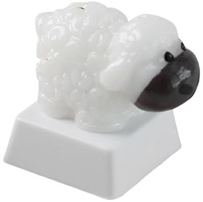Resina Keycap Unico Agnello Progettazione Con Base Traslucida Per Tastiere Meccaniche Keycaps Collezionisti Regalo Resina Keycap
