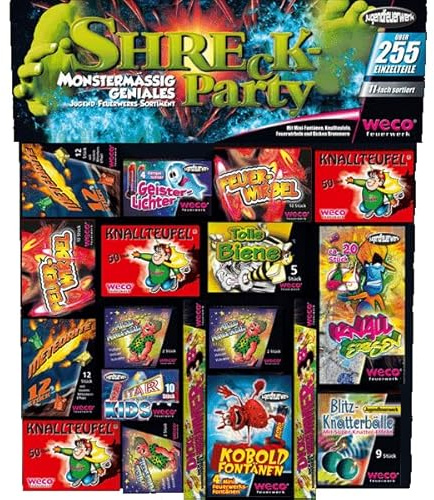 KLIMA SHRECK Party - KINDERFEUERWERK - ca. 250 Teile (1)