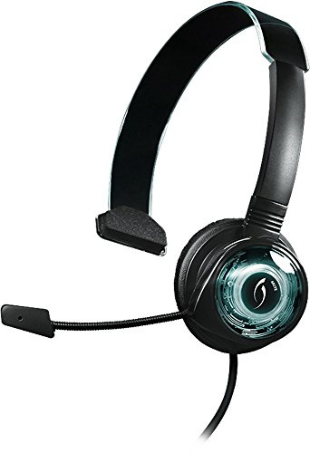 PDP PL3701 Monaural Head-band Black Headphones with Microphone (Game Console, Monaural, Head-band, Black, Xbox 360, Microphone