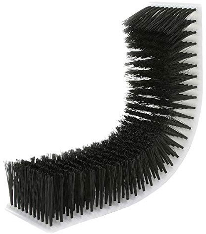 DELFIN 4000948007594 Aussenrandbürste, Kunststoff, Grau, Normal