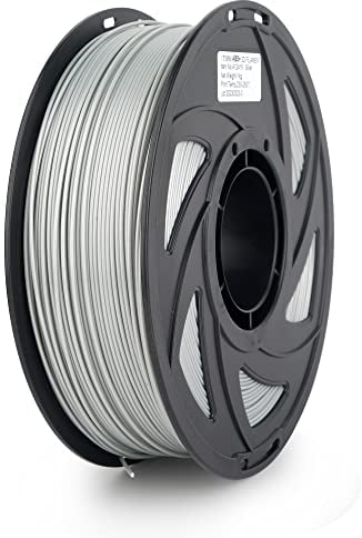 S SIENOC ABS Filament 1,75mm 3D Drucker ABS Filament 3D Drucker Filament Silber 1KG (ABS Silber)