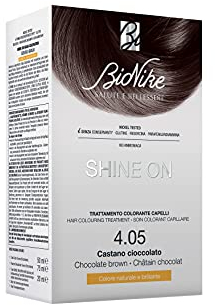 Bionike Shine On - Tratamiento Colorante para el cabello, kit de tinte para el cuidado sensible sin amoniaco, acción nutritiva y protectora, da un color natural y brillante, cubre el cabello blanco