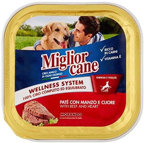 Miglior Cane - Hundefutter mit Rindfleisch und Herz - 22 Stück à 150 g [3300 g]