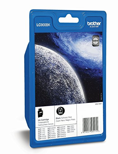 Brother - Lc900BK Tintenpatrone (schwarz, 500 Seiten, Inkjet)
