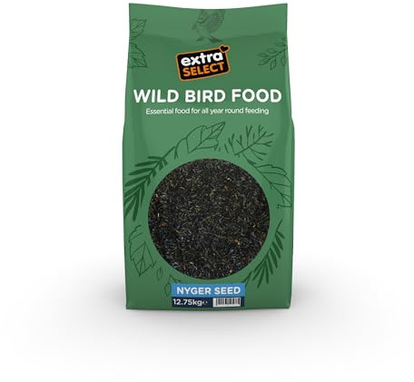 Extra Select Niger Seed Wild Bird Food, 12.75 kg
