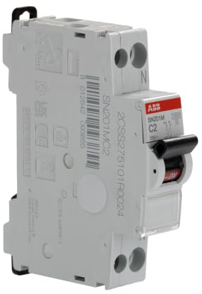 ABB SN201 Miniaturüberlastschalter Typ C, Pol 1-polig 2A 230V ac, Abschaltvermögen 10 kA MCB SN200