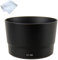 Fotasy Het63 Pare-Soleil d'objectif et Chiffon de Nettoyage pour Canon EF-S 55–250 mm f/4–5.6 is STM Objectif (Noir)