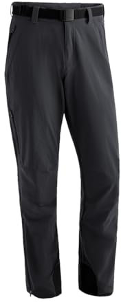 Maier Sports Naturno, Herren Wanderhose, Wasserabweisende Outdoorhose für Trekking und Hiking, PFC-frei, mSTRETCH Tec 4 & Dryprotec Black 25 (W35/L30)