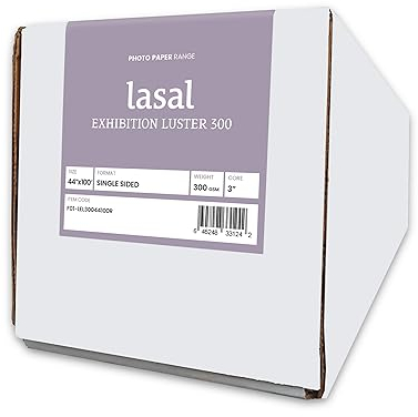 Moab Lasal Exhibition Luster 300, archivalisch 300 g/m² Papier 11 Mil. Inkjet Papier 44 x 100' Rolle