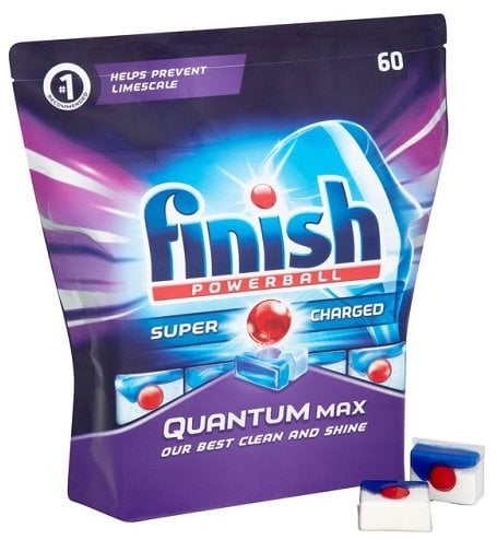 Finish Quantum Max Dishwasher Tablets, 60 Tablets