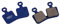 BBB BBS-371 Cycling DiscStop Hochleistungs-Scheibenbremsbelag für Magura MT5 und MT5e, 1 Paar (2 Stück) High Performance blau