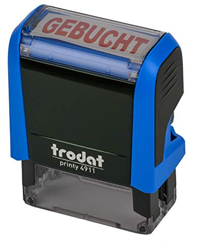 Trodat Printy 4911 himmelblau GEBUCHT ROT