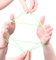 Toyland® Cats Cradle - Cat's Cradle - Magical String Art - Multi-Coloured Tricks - Retro Toys (Neon Green)