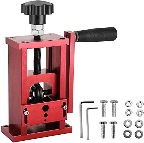 Happybuy Abisoliermaschine, 1,5–20 mm, Abisoliermaschine, Metall, Recycling, manuelle Abisoliermaschine, Abisoliermaschine, rot