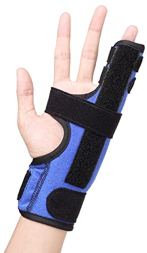 Scurnhau Fingerschiene Kleiner Finger Boxerfraktur Schiene Verstellbare Fingerschiene 4. Und 5. Frakturschienen Für Mittelhandknochen Arthritis Abzugsfinger Schiene Kleiner Finger Rechts Und Links,S/M