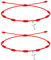 cotigo, Pulsera Roja de 7 Nudos con Amuleto en Acero, Suerte y Protección, Pulsera Mal de Ojo para Parejas y Amistad, Bisutería Ajustable para Mujer y Hombre (Cruz Latina - Plateado)