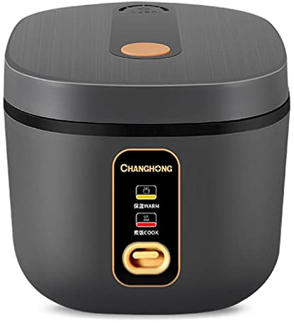 NIBHZ Olla arrocera eléctrica con un Toque para arroz de Sushi japonés asiático, 10 Tazas sin cocer/20 Tazas cocidas, Olla de cocción rápida y Conveniente con vaporizador,Grey-2L