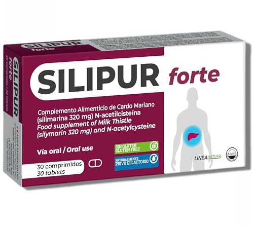 Agips Silipur Forte Fegato Disintossicante Forte Depurativo Con Cardo Mariano N-Acetilcisteina 30 compresse (1 Scatola)