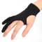 Fdit Guantes para Pintar con 2 Dedos Guantes Resistentes a Las Manchas, Guantes de Artista para Tableta de Dibujo, Guante para Pintar Gráficos con Dos Dedos (M)