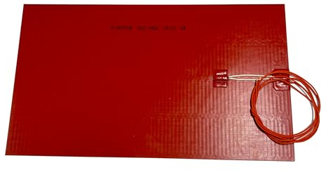 SPEEM | Resistencia silicona autoadhesiva 450W 230V | Para buffets, mesas cálidas, vitrinas refrigeradas | Calentadores de aceite | Prensas térmicas, moldes, placas calefactoras. 300x500mm