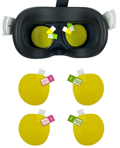HMHAMA 2PCS Anti-scratch HD Lens Protective Film for Meta Quest 3 VR Headset Lens Protector - VR Lens Accessories