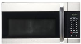Farberware 1.7 Cu. Ft. Over-the-Range Microwave Oven – 1000 Watts Power, Auto Cook Settings, Defrost, Easy Clean and Child Safety Lock - Stainless