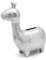 Zilverstad - Spardose Giraffe silbrig