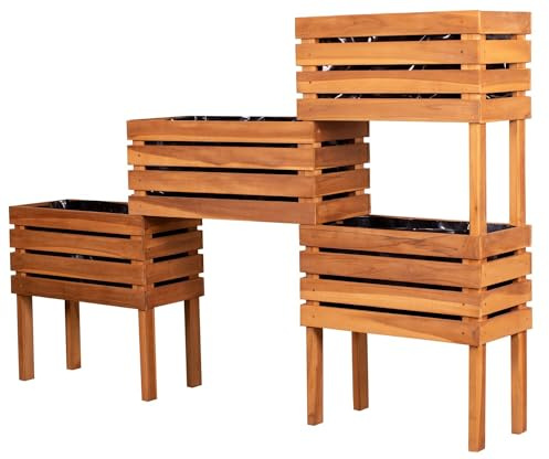 Teakholz Hochbeet Dundee