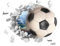 WakiHong 60 * 30 CM 3D Adesivi Murali Calcio,Cameretta Stickers Murali Calcio,3D Calcio Poster,per Soggiorno Camera da Letto Ragazzo Adolescente.