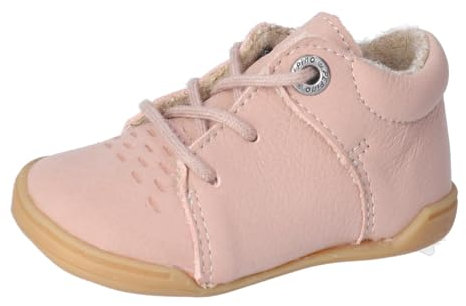 RICOSTA Mädchen Stiefel TED, Baby und Kleinkinder Lauflernschuhe, Weite: Mittel, lose Einlage, Barfuß-Schuh, Booties, Leder, rosa (310), 21 EU