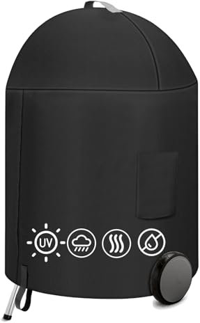 55,9 cm Holzkohle-Kugelgrill-Abdeckung, 7150 Abdeckung für Weber Rundgrill, wasserdichte Grillabdeckung für Weber 55,9 cm Master Touch Holzkohlegrill, robuste Outdoor-Grillabdeckungen