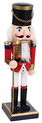 CAXUSD Holz Nussknacker Soldat Weihnachten Decor Party Ornament Für Zuhause Hotel Restaurant Foto Requisite Schreibtisch Dekoration