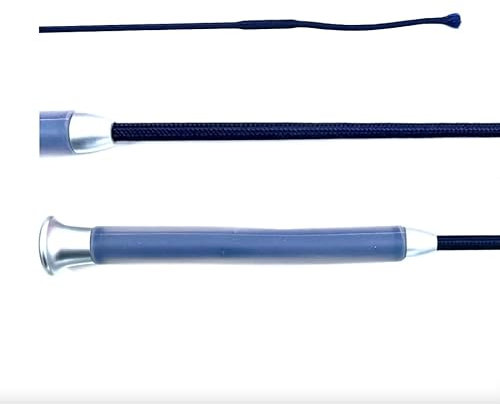 JA Horse Gel Dressurgerte Dressur reiten Gerte Reitgerte mit Gelgriff (Navy, 110 cm)