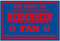 Indigos UG - Schild Fussball - 40x30cm - Hier wohnt ein Heidenheim Fan - blau - rot - Schilder für Fußballfans - Fanartikel - Merchandise