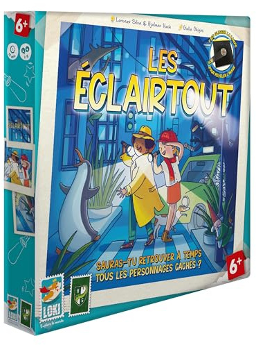Loki Erkunden Sie die Eclairtout – Beobachtungsspiel und Schnelligkeit mit Taschenlampen, versteckten Figuren und nachfolgender Mond – 1 bis 5 Spieler – 6+ – französische Version
