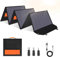 Ctolity 200W Tragbares Solarpanel - Solarpanel Faltbar Hoher Wirkungsgrad für Kraftwerk Camping Wohnmobil