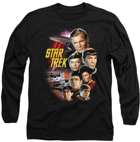 Star Trek St Original The Classic Crew Mens Long Sleeve T Shirt