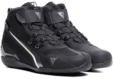 DAINESE HERIAN D-WP Shoes Wmn, Scarpe da Moto Waterproof Donna, Black/White, 41 EU