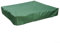 Zoegneer Housse de protection carrée pour bac à sable et jouets avec cordon de serrage en tissu Oxford (vert, 120 x 120 cm)