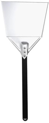 PPQIRU Pizza Schaufel Ofen Asche Schaufel Holzkohle Grillen Pizza Werkzeuge Haushalt Braten Lange Griff Schaufel Pizza Herd Reinigung BBQ Asche Schaufel Pizza Schaufel(White 65cm)