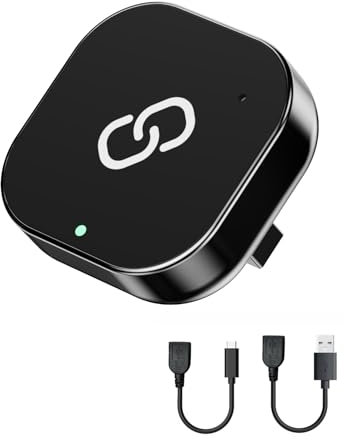 Spedal Wireless CarPlay Adapter UK, 2025Upgraded Apple Car Play Dongle, Converts Wired to Wireless, Plug & Play, Auto-Connect, Fit for Cars from 2016 & iPhone iOS 10+ (Only for iPhone)Black