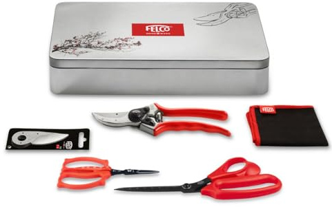 FELCO Model 933-1 Florist Box. This set highlights three of the brand’s iconic tools, combining innovation, precision, and quality.
