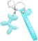 KREATIONS Porte-clés en forme de chien avec ballon et pendentif en PVC, vert, S