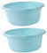 TOPPERFUN 2Pcs Large Plastic Wash Basin Household Foot Soaking Basin Multifunctional for Kitchen Bathroom Use Odor Durable Design for Friends Family