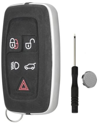 For Land Rover Discovery Range Rover Sport Vogue Key Fob Case Cover | 5 Buttons For Land Rover Range Rover Key Cover Easy to install No programming needed